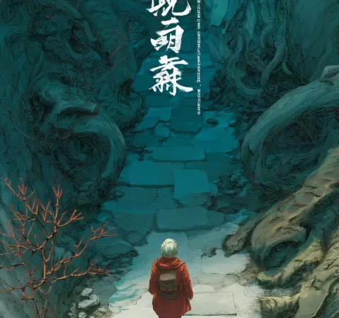 悬疑漫画题材的代表画面，展现神秘氛围